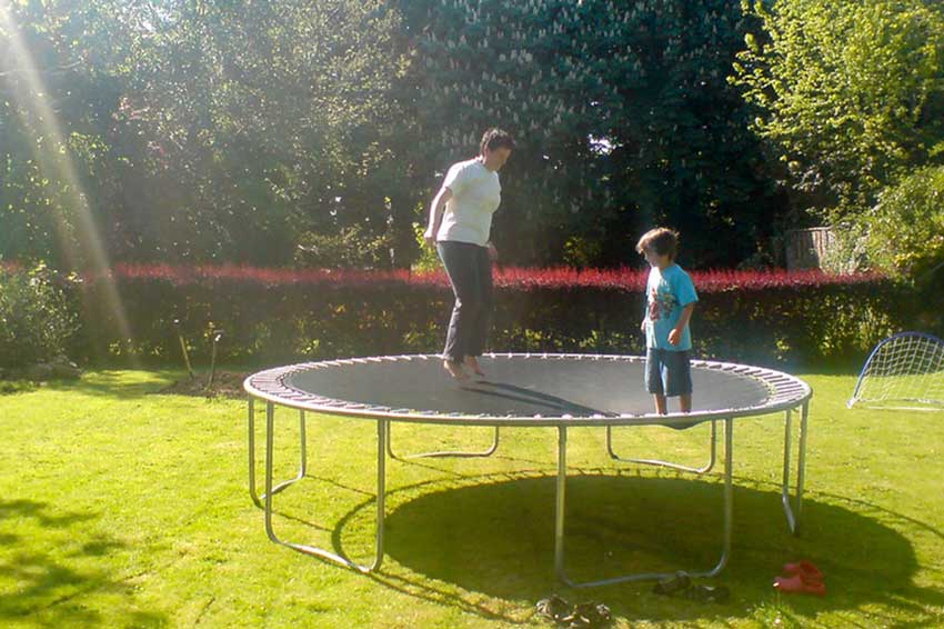 round trampoline